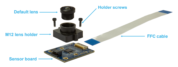 STMicroelectronics STEVAL-66GYMAI VD66GY S-Board MIPI CSI-2套件